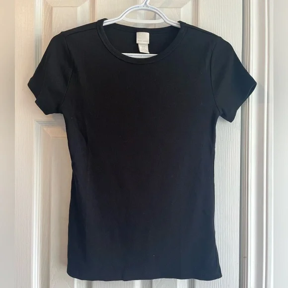 H&M | Ribbed fitted t-shirt - Picture 5 of 6